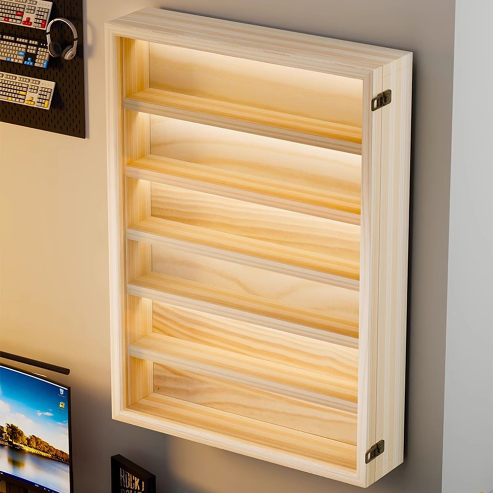 6‑Tier Wall Mounted Wooden Dis - Pop Display Shelf 评论和价格