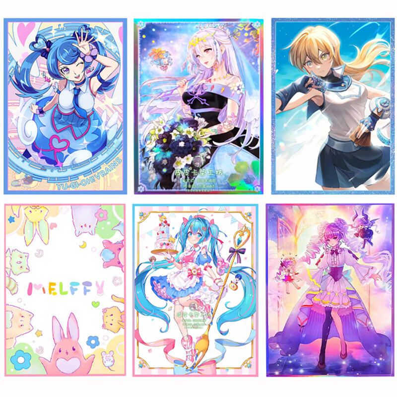 60pcs/set Yu-Gi-Oh! Celetriche - Card Penny Sleeve 评论和价格