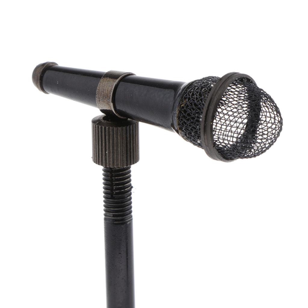 Miniature Microphone Model Met - Action Figure Stand 评论和价格
