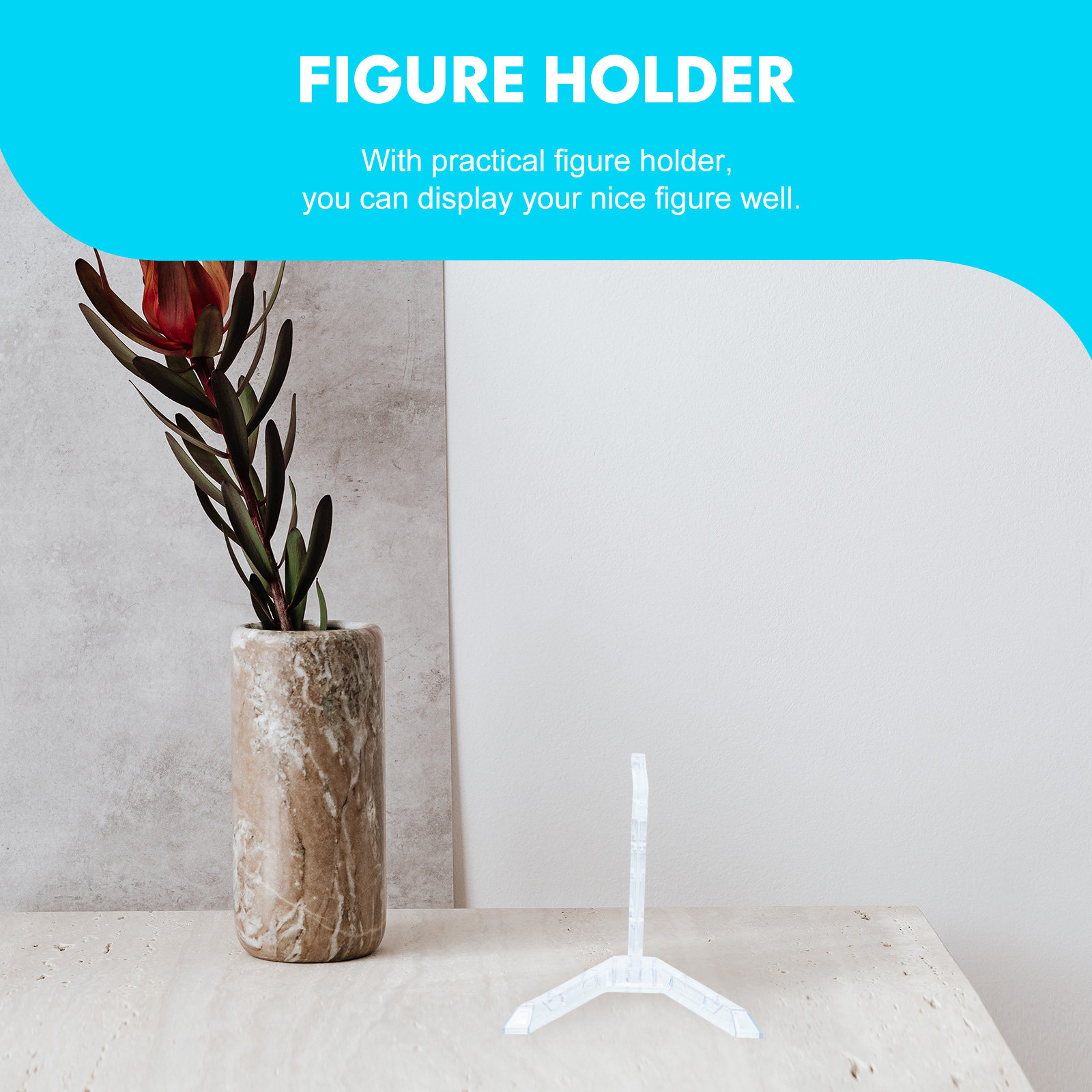 3pcs Durable Plastic Action Fi - Action Figure Stand 评论和价格