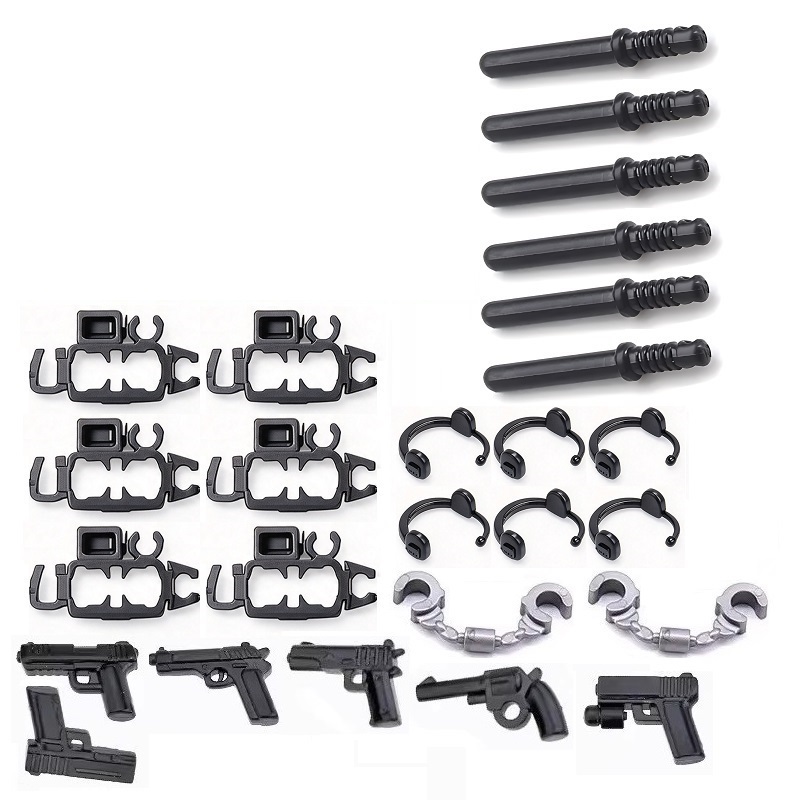 6PCS/SET US City Police Handcu - Lego Set Creator 评论和价格